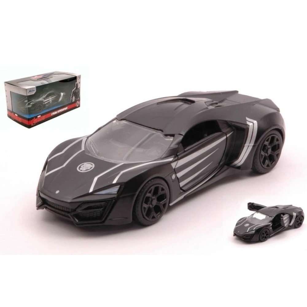 Jada Avengers Black Panther Lykan Hypersport 1:32 Die-Cast Car